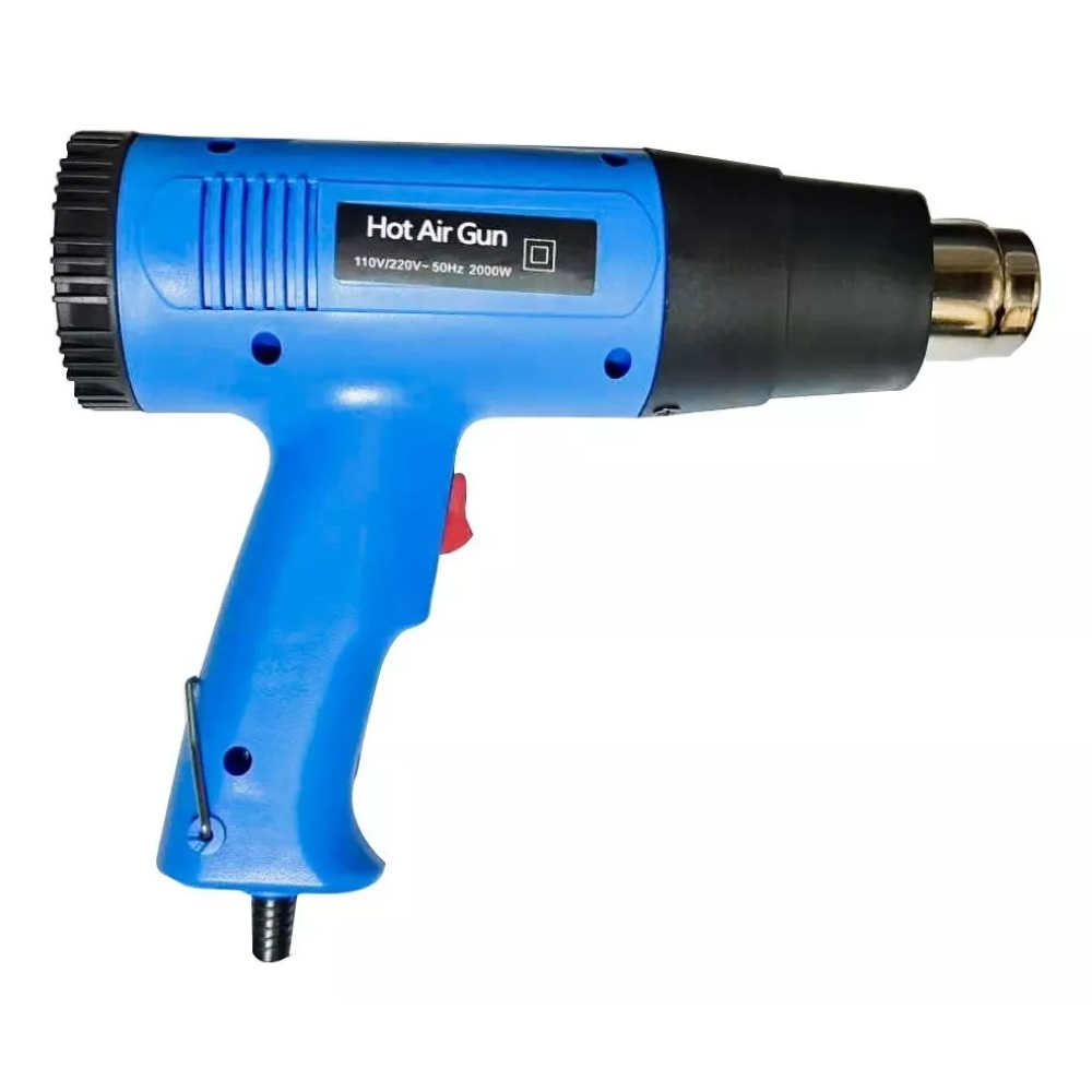 Pistola de Calor 2000W 220V — Temperatura Regulable 60-600°C | Decapa, Moldea y Repara