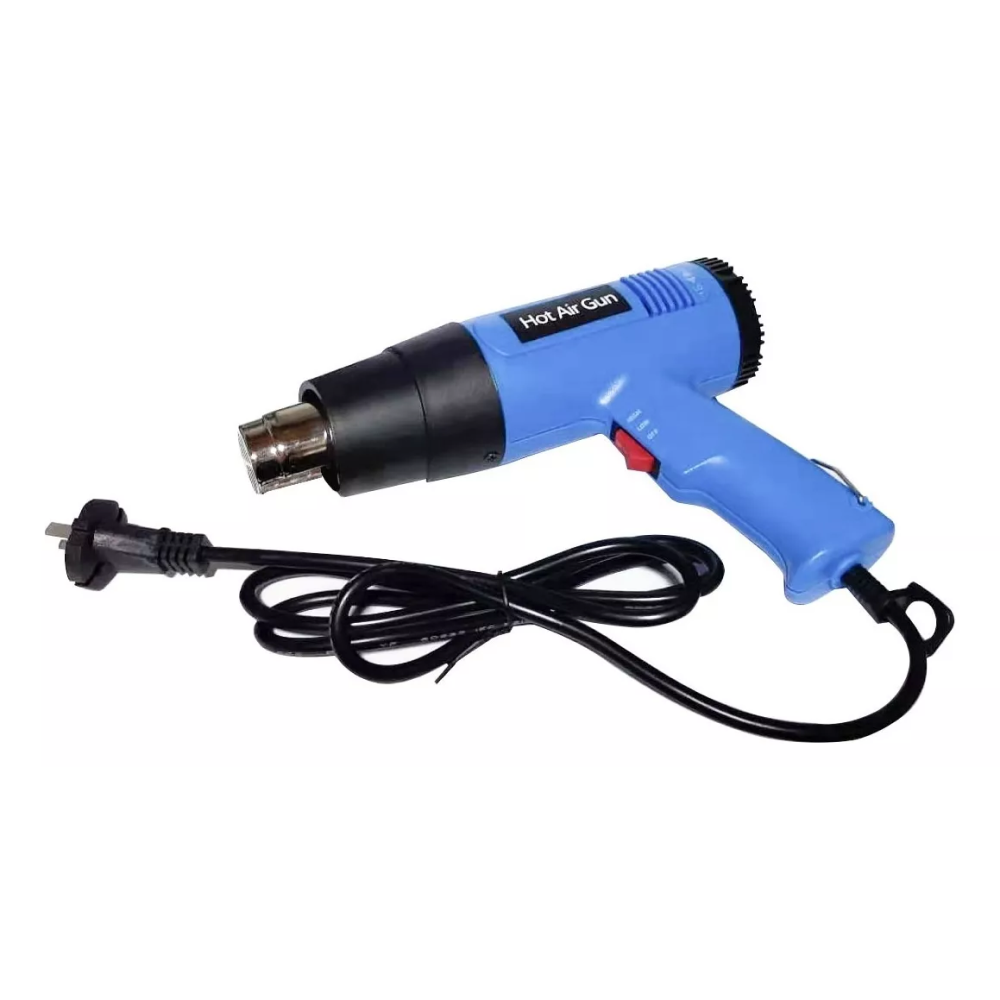 Pistola de Calor 2000W 220V — Temperatura Regulable 60-600°C | Decapa, Moldea y Repara