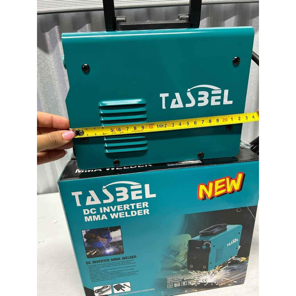 Máquina de Soldar Tasbel 220V 3.8KVA con Máscara — Compacta para Hogar y Reparaciones