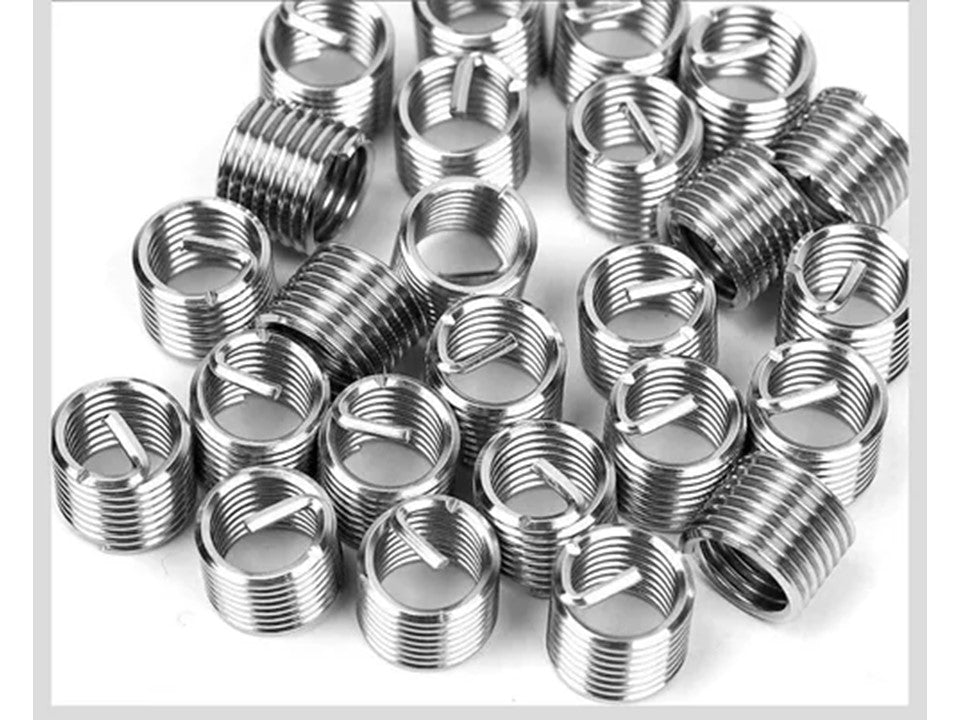 Kit 131 Piezas Reparación de Roscas Helicoil — M5 a M12 con Insertos | Recupera Hilos Dañados