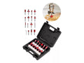 Set 15 Fresas para Router Toma 1/4" — Acero de Tungsteno con Maletín | Carpintería