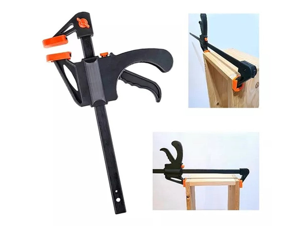 Prensa Rápida Tipo F para Madera 30" (75 cm) — Ajuste Rápido | Sargento Carpintería