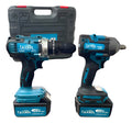 Combo Llave de Impacto + Taladro Atornillador Inalámbrico 98V Tasbel Brushless | 330 N·m + Accesorios