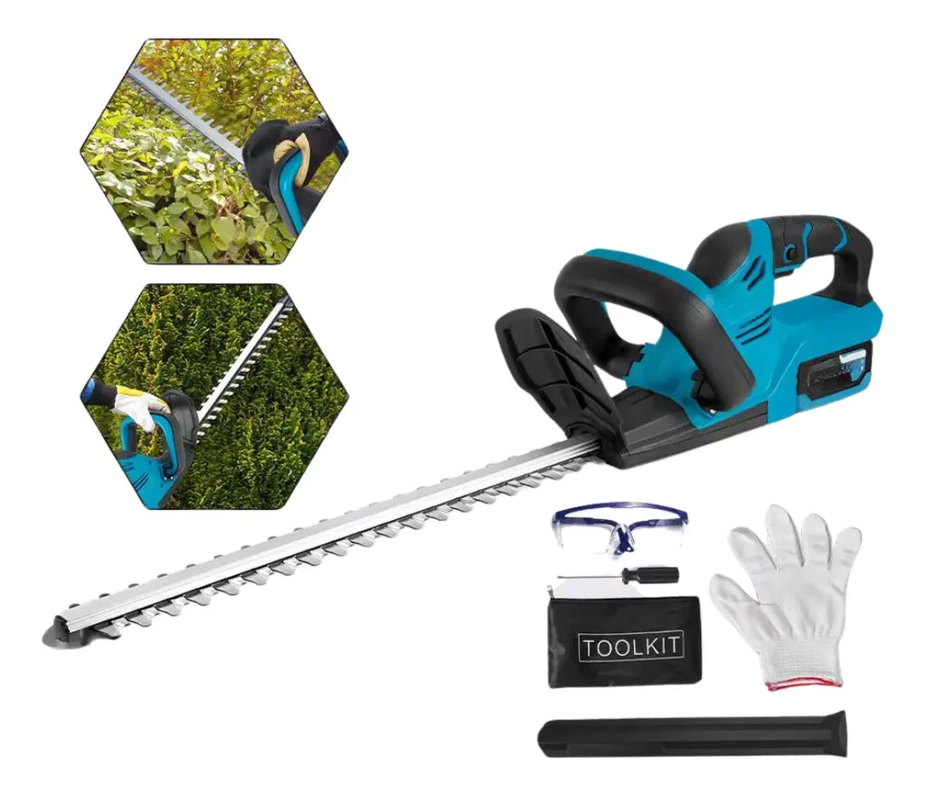 Cortasetos Inalámbrico Tasbel 98V — Hoja 510mm, Batería 4Ah y Cargador | Da Forma a tu Jardín Sin Cables