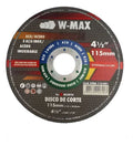 Disco de Corte Acero Inox Würth 4½" 1mm — Pack 50 Unidades | Corte Rápido y Limpio