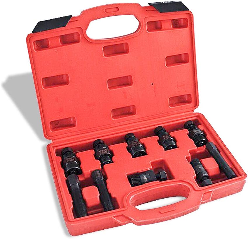Kit Extractor de Rodamientos y Volantes de Inercia — Orificios Ciegos | Acero Tratado con Maletín