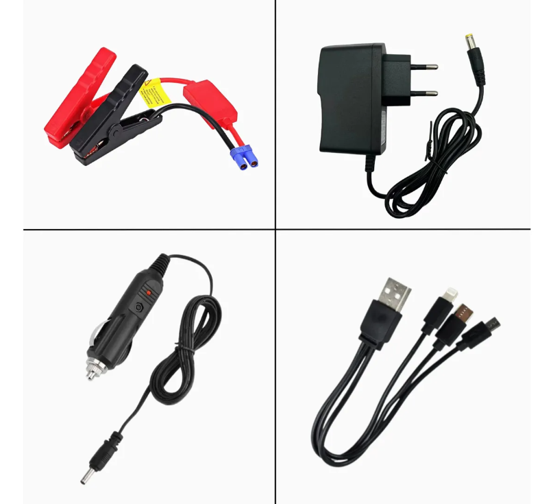 Partidor de Auto + Power Bank 68.800mAh — Arranque 1000A, Linterna y Brújula | Rescate en Carretera