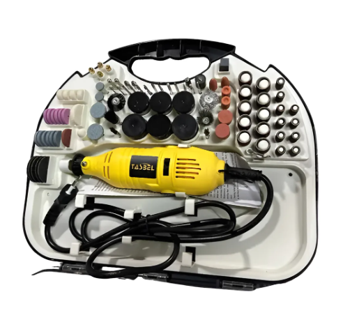 Kit de Accesorios tipo Dremel Tasbel - Discos, Lijas y Maletín para tu Minitorno