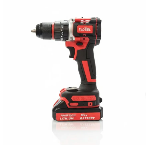 Taladro Inalámbrico Tasbel Rojo 98V BRUSHLESS — Máximo Torque y Eficiencia | 2 Baterías Lithium Max