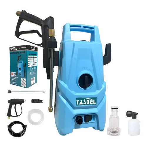 Hidrolavadora Eléctrica Tasbel 1500W 220V — Alta Presión con Boquillas Ajustables | Auto, Patio y Fachada